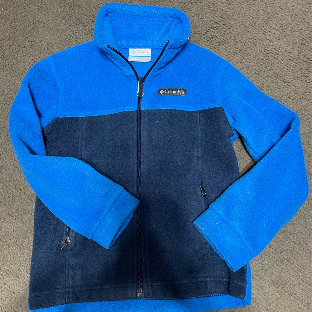 Columbia Kids Two-Tone Blue Puffer Jacket